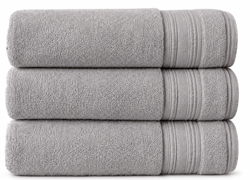 Grey Bath Towel Set