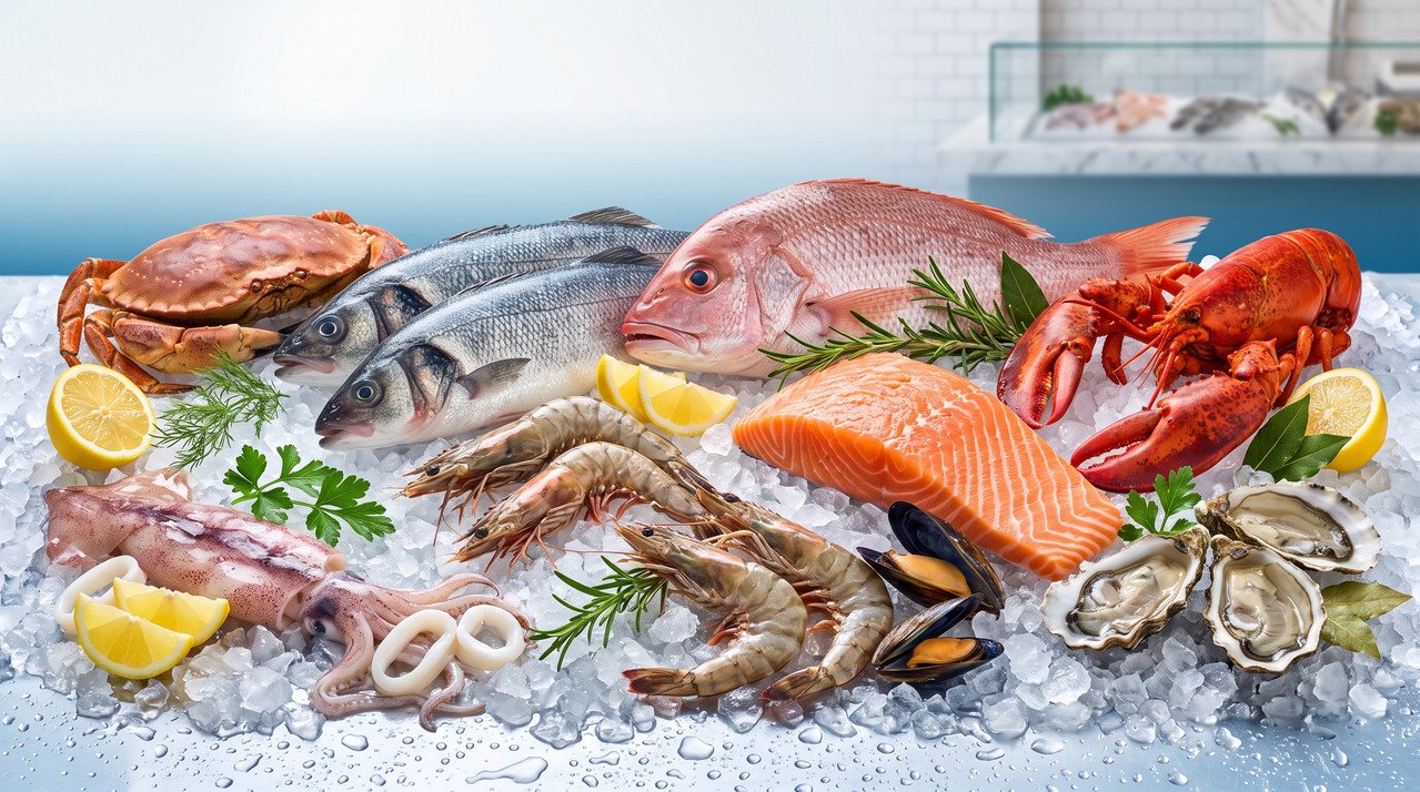 Fresh fish and seafood products