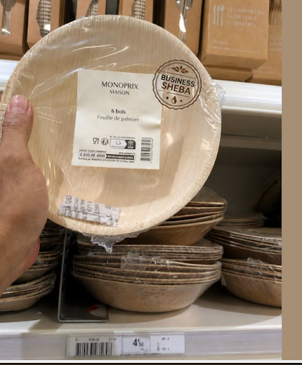 A Pack of 6 Areca Nut Leaf Plates Sells for 4 Euros in France!