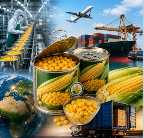 Canned Corn Export